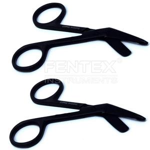 Tijeras de vendaje Lister negro completo de acero inoxidable de alta calidad 3,5 "(8,9 cm) - Product Image 2