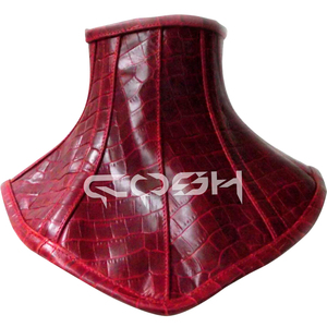 Corset de cou en cuir de crocodile rouge de qualité supérieure, nouveau design, tendance - Product Image 1
