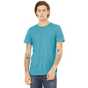 Bella Canvas Unisex Casual manga corta cuello redondo Camiseta 100% algodón transpirable diseño en blanco cuello redondo Camiseta para hombre - Product Image 1