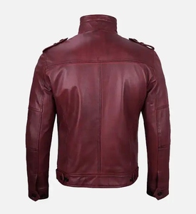 Venta al por mayor paquistaní Chaquetas de cuero Fabricante Cinturón Lado Casual Chaqueta de cuero para los hombres Nueva Moto Oem Diseño Chaquetas - Product Image 2