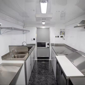 รถรับส่งไอศกรีมเคลื่อนที่ได้สำหรับใช้ในบาร์รถขายอาหารรถลากมีอุปกรณ์ครบครัน - Product Image 1