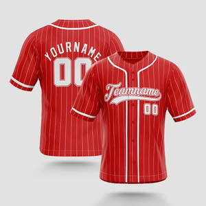 Uniformes de béisbol personalizados de calidad superior para equipos, transpirables y duraderos con logotipos y colores personalizados - Product Image 2
