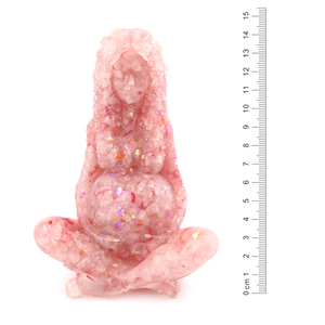 Artisanat populaire de guérison, vente en gros de gravier de cristal naturel poli, sculptures en cristal de résine pour la décoration - Product Image 2