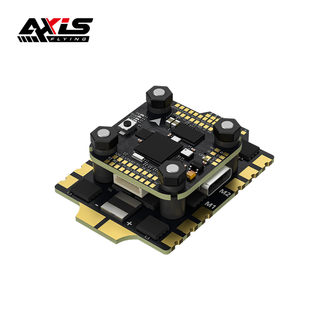Axisflying Argus H743 Mini 60A FPV Stack FC & ESC Combo for 3-5inch Racing Drone Freestyle Long-Range, Tight Builds