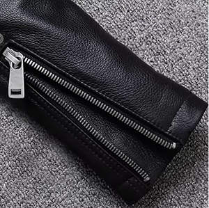 Veste en cuir de vache véritable pour homme, mode d'hiver, fabrication pakistanaise, haute qualité, respirante, séchage rapide, coupe-vent, logo frontal - Product Image 3