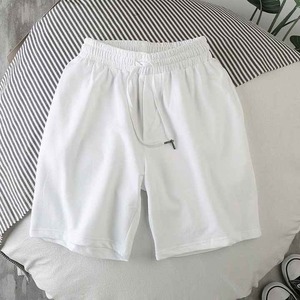Glace soie séchage rapide maille quart pantalon hommes été mince Shorts taille élastique à lacets respirant sport Gym été plage pantalon - Product Image 5