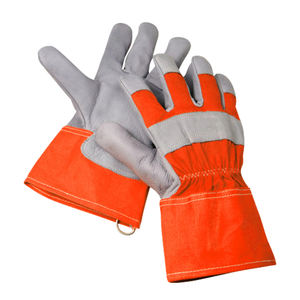 Guantes de Seguridad de Invierno al por Mayor, Guantes de Trabajo de Cuero Transpirable con Puños Sueltos para Soldadura, Uso Industrial, paquete - Product Image 3