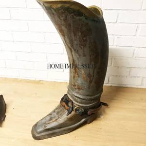 Concepteur de bottes en métal de qualité supérieure fini en émail de couleur marron avec support de parapluie à l'aspect attrayant à un prix impressionnant - Product Image 2