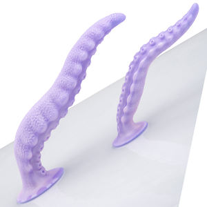 Fantasy Monster Alien Tentacule Gode Silicone Plug Anal Avec Ventouse Doux Adulte <span class=keywords><strong>Cadeau</strong></span> De Noël pour G-Spot Femmes - Product Image 5