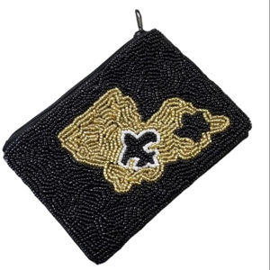 New Handmade Seed Bead Coin <b>Pouch</b> Options Available Seed Beads Embroidery Coin <b>Pouch</b> - Product Image 2