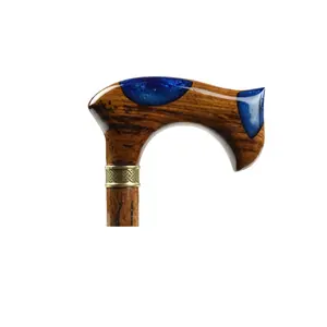 Qualidade Assegurada Epoxy Rosewood Walking Stick Estilo Antigo Polido Walking Stick Para Venda A Preços Mais Baixos