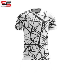 Prix de gros Maillot de football unisexe imprimé sur mesure vêtements de sport en polyester OEM maillots de football uniformes pour adultes - Product Image 2