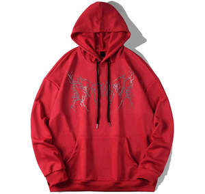 เสื้อฮู้ดดี้ผู้ชายคุณภาพสูง ลายฟอกสี 100% ผ้าฝ้าย รับสกรีนโลโก้ เสื้อสวมหัวลำลองผู้ชาย - Product Image 1