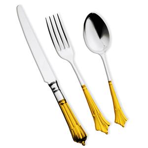 Cuchara de boda brillante alta más vendida, tenedor, cuchillo, cubiertos elegantes reutilizables hechos en la India, juego de cubiertos para hoteles - Product Image 5