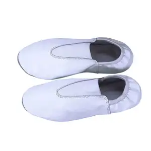 Rubber Sole Leather Gymnastics Shoes for Girls Boys Toddlers Kids Women Men