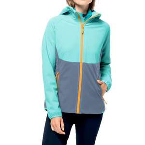 Chaqueta cortavientos de nailon personalizada para mujer, impermeable, transpirable, ligera, ropa deportiva para exteriores para correr, acampar y marcar - Product Image 1