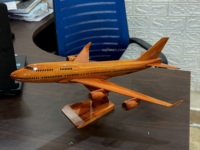 Modèle réduit en bois d'avion Boeing 747 en acajou, artisanat en bois, taille réelle, provenant d'une usine au Vietnam/Avion en bois B747, artisanat en bois au Vietnam