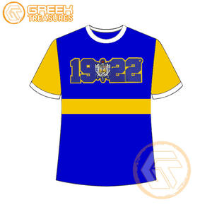 เสื้อยืด Sigma Gamma Rho สำหรับผู้หญิงเสื้อผ้าสำหรับสโมสรผ้าฝ้ายเจอร์ซีย์คุณภาพสูงระบายอากาศได้ดี - Product Image 3