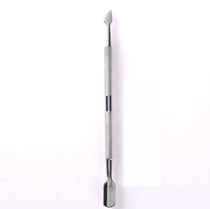 Poussoir de cuticules à ongles en acier inoxydable 420 à double extrémité de haute qualité dissolvant de peau morte à lame incurvée et polisseur d'ongles pour les doigts - Product Image 6