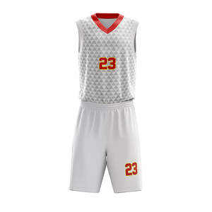 Uniforme de basket-ball de vêtements de sport pour hommes le plus vendu uniforme de basket-ball d'impression de logo sur mesure pour les hommes 100% matériel de polyester - Product Image 1