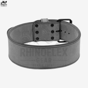 Genuine Black Leather Weightlifting Belt Or Powerlifting Belt In Single Prong Style Available With Custom Logo For Sale - Product Image 5