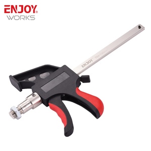 19mm 구멍 A3 강철 및 <span class=keywords><strong>PVC</strong></span> 커버 메트릭 홀드 다운 퀵 릴리즈 목공용 테이블 클램프 - Product Image 2