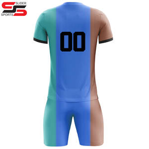 Uniformes de fútbol personalizados para niños Conjunto de ropa de fútbol juvenil Pantalones cortos transpirables Últimos diseños Nombre personalizado Logo High Soccer - Product Image 2