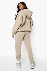 Ensemble de survêtements à capuche en polaire couleur personnalisée unisexe Survêtements de jogging de haute qualité grande taille logo écologique vente en gros solide - Product Image 2