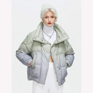 Meilleure vente Veste bouffante chaude d'hiver décontractée pour femmes vêtements tissés à la mode à conception de bulles - Product Image 6