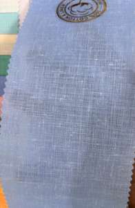 Decoración Lino Tela de algodón Estilo flameado Técnica tejida 58 \ "Ancho Patrón teñido liso Prendas de mujer para hombres y mujeres Niñas - Product Image 4