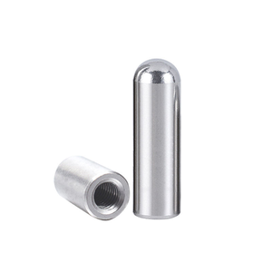Goupille de centrage cylindrique filetée femelle en acier inoxydable 304, à extrémité sphérique chanfreinée, normes GB_T120 ISO8735 - Product Image 1