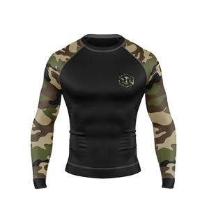 Maillots et shorts de Jiu Jitsu MMA sublimés sur mesure, manches courtes, Spandex/Polyester, haute qualité, vente en gros - Product Image 1