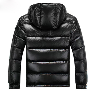 Rembourré Puffer Down Puffer Vestes Coton Hommes 5Xl Plus La Taille Puffer Vestes Streetwear Vestes Pour Hommes dispatchable capuche brillant - Product Image 3