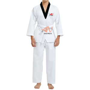 High Quality 100% Cotton Taekwondo & Judo Uniform Professional Custom Logo Martial Arts Wear for <b>Karate</b> - Product Image 3