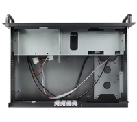 Châssis de serveur 3U ATX Rackmount avec alimentation électrique et ventilateur Boîtier de centre de données en plastique court et profond Design élégant