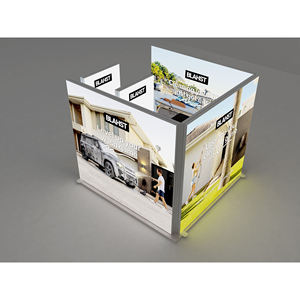 Kehys Jännityskaari Kaksiosoinen Valoikkuna 10 * 10FT/3*3M Expo Näyttely Kaupallinen Näyttelykioski Esittelyseinät Valoisat - Product Image 4