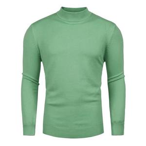 100%Cotton Latest Designs Round Neck Sweaters <b>Long</b> Sleeve <b>Men's</b> Breathable Sweater <b>For</b> Winter Use Knitted Solid Color Sportswear - Product Image 1