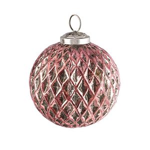 Boule ronde en verre décorative de vente chaude pour la décoration d'arbre de Noël au meilleur prix d'Inde - Product Image 1