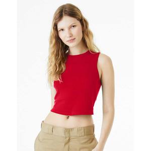 Bella Canvas Bella + Canvas Ladies' Micro Ribbed Spaghetti Crop Tank - Product Image 1