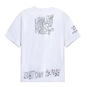 Venta al por mayor 100% algodón hombres ropa de calle serigrafiada camiseta de alta calidad Casual desgaste serigrafía hombres camiseta - Product Image 2