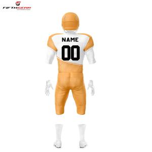 Nouvel arrivage vente en gros d'uniformes de football américain personnalisés brodés pour équipes américaines ensembles de vêtements de sport courts numériques respirants - Product Image 6
