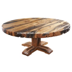 Table de salle à manger en bois et aluminium de bambou de la plus grande qualité Home Hotels and Resorts Center Table Furniture Unique Design Table - Product Image 4
