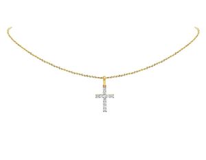 S925 Sterling Silver D VVS <b>White</b> Moissanite Diamond <b>Cross</b> Pendant Necklace For Men Women - Product Image 3