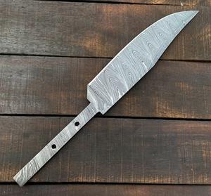 Couteau de chasse personnalisé fait à la main lame de couteau vierge faisant des fournitures cadeau pour votre père et votre ami. - Product Image 2