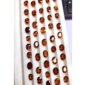 79 pièces de grenat hessonite naturel 6-8mm coupe ovale 99 Cts Lot Iroc ventes pierre précieuse en vrac hessonite de haute qualité pour bijoux - Product Image 4
