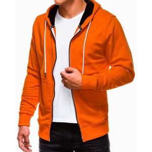 2025 Autumn Winter New Blank Clothing Wholesale Men's Casual Zipper Hoodies Cotton Fleece Oversize Pullover for Spring Season - Product Image 2