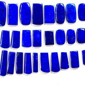 El proveedor de la India ofrece un precio bajo, lapislázuli suelto, azul, Natural piedra preciosa, forma de mezcla, cabujón, joyería hecha a mano, tratamiento polaco - Product Image 3