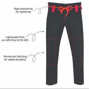 Good Supplier <b>Make</b> <b>Your</b> <b>Own</b> Lightweight Eco Friendly BJJ Gi Pants Drawstring Brazilian Jiu Jitsu Pants Martial Arts MMA Trousers - Product Image 4