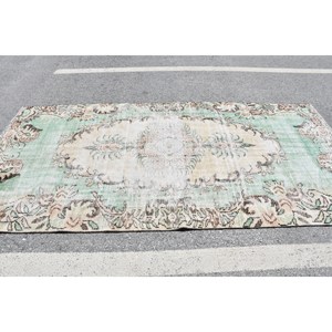 พรม49x95ft สไตล์ตุรกีโบราณทอสีเขียว & สีเบจแบนสำหรับตกแต่งห้องนั่งเล่นลายห้องโถงสี่เหลี่ยมผืนผ้าสำหรับวัยรุ่น - Product Image 3