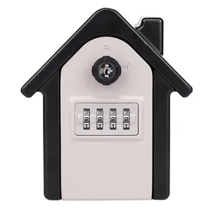 新款钥匙盒锁钥匙保险箱户外壁挂式组合密码锁隐藏钥匙储物盒安全保险箱